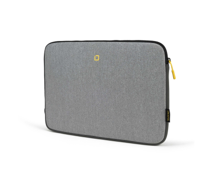 Torba do laptopów Dicota Skin FLOW 13-14.1" szary/żółty